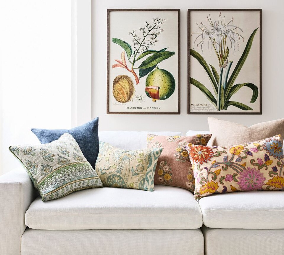 Jaya Jacquard Reversible Cushion Pottery Barn Australia